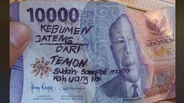 Viral Uang Rp 10.000 Dicoret-coret, Bank Indonesia Angkat Bicara Singgung Hukuman: Penjara 5 Tahun