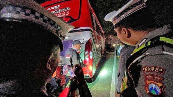 Sopir Bus Pariwisata Jadi Tersangka Laka Maut di Kota Batu