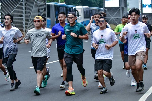 Peringati HPN Lewat Fun Run, Sandiaga Uno: Pentingnya Kesehatan agar Masyarakat Produktif