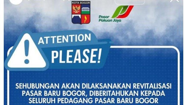 Pasar Bogor Bakal Segera Dibongkar, Pedagang Boleh Berjualan Sampai Tanggal 6 Juni 2025