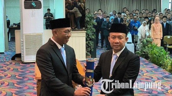 Pesan Khusus Gubernur Mirza untuk Sekprov Lampung Marindo, Singgung Soal ASN 