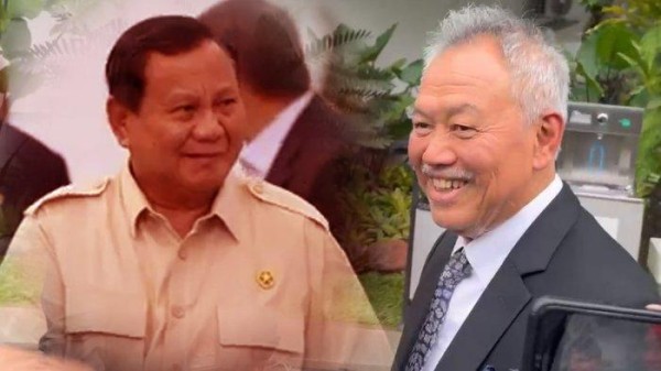 Di Tengah Pidato, Prabowo Subianto Kaget Melihat Keberadaan Dedengkot 9 Naga Tomy Winata