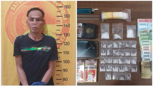 Pria Asal Pragaan Sumenep Diringkus Karena Terlibat Peredaran Narkoba