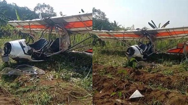 KESAKSIAN dan Detik-detik Warga Sebelum Pesawat Jatuh di Bogor