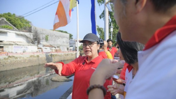 Walkot Semarang Tinjau Penataan Kawasan Kota Lama & Sungai Sembari Gowes