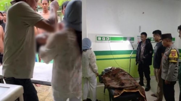 Jerit Histeris Ibu Bocah Perempuan Tewas Tenggelam di Objek Wisata Suban Air Panas Bengkulu