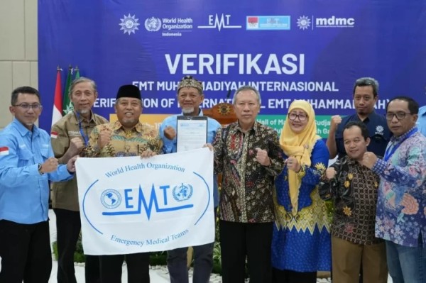 Muhammadiyah Jadi EMT Pertama di Indonesia Terverifikasi Standar Internasional WHO