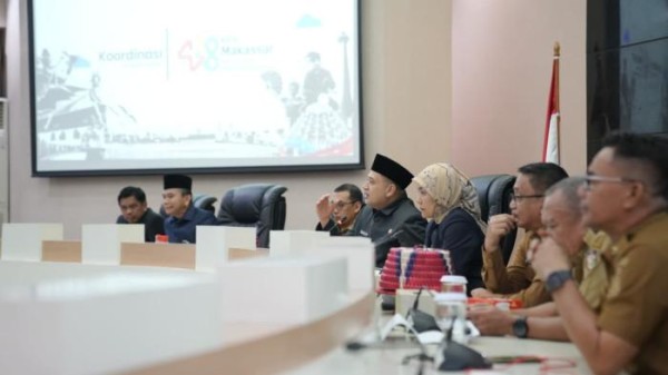 Munafri Pimpin Rakor Matangkan Rangkaian HUT ke-418 Kota Makassar