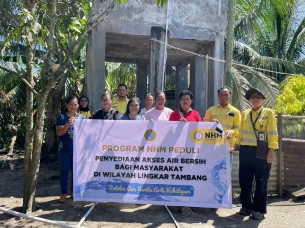 Dukung Pemerataan Akses Air Bersih di Daerah, Nusa Halmahera Minerals Revitalisasi Jaringan Air di Desa Kusu Lovra
