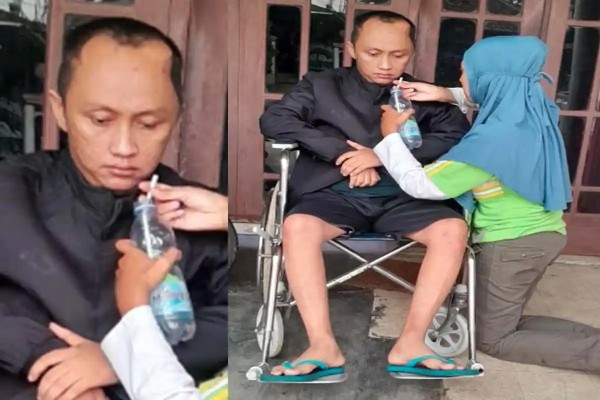 Derita Warga Kromengan Malang Korban Kecelakaan Minta Keadilan, di Kursi Roda dan Hilang Ingatan
