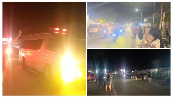 Dari Sidrap hingga Luwu, Ratusan Orang Berdiri di Pinggir Jalan Tunggu Mobil Jenazah Awhin Sanjaya