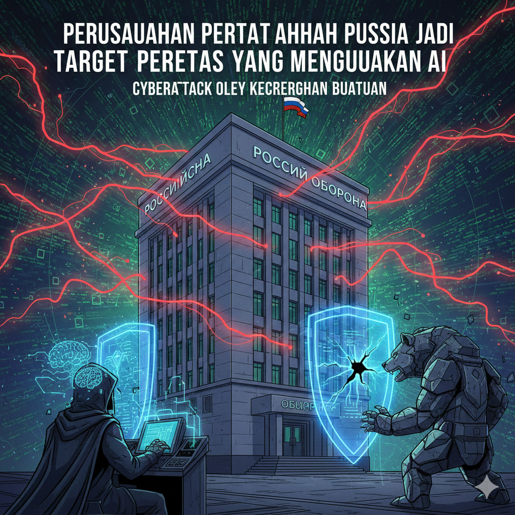 Perusahaan Pertahanan Rusia Jadi Target Peretas yang Menggunakan AI