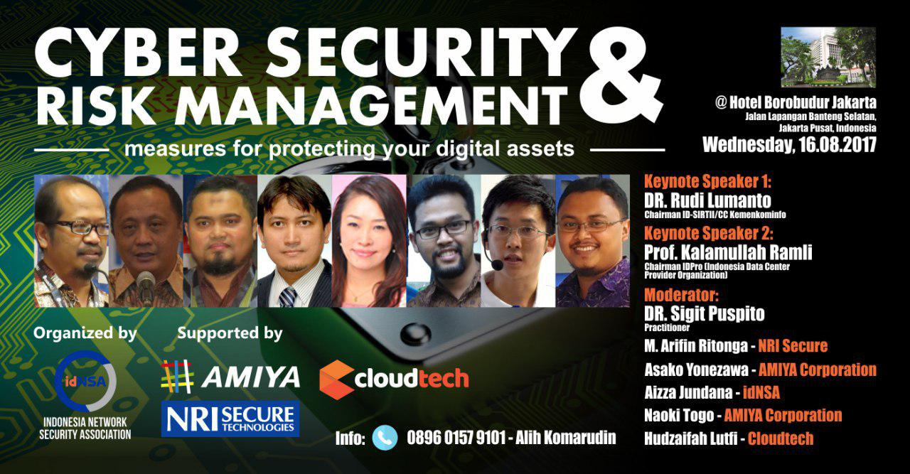SEMINAR CYBER SECURITY & RISK MANAGEMENT