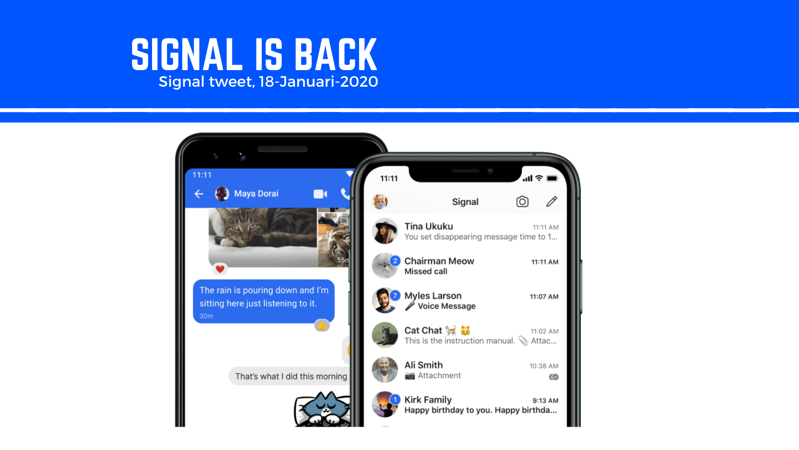 Sempat down di sejumlah Negara, Signal App kini telah Kembali normal
