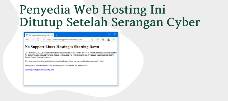 Penyedia Web Hosting Ini Ditutup Setelah Serangan Cyber