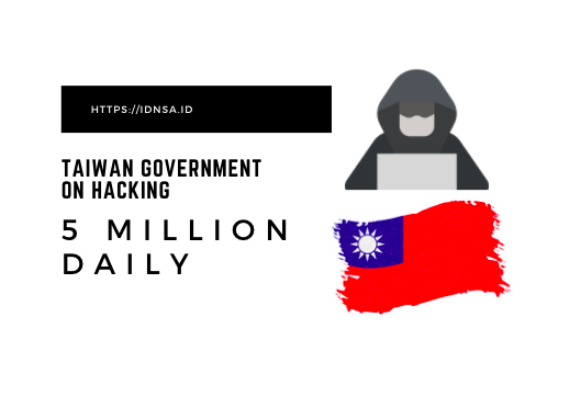 Pemerintah Taiwan menghadapi 5 Juta upaya peretasan setiap hari
