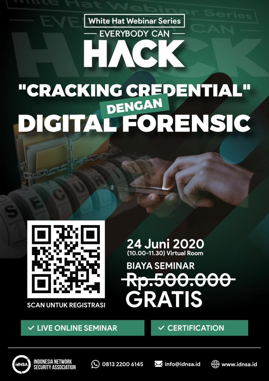 "CRACKING CREDENTIAL" DENGAN DIGITAL FORENSIC