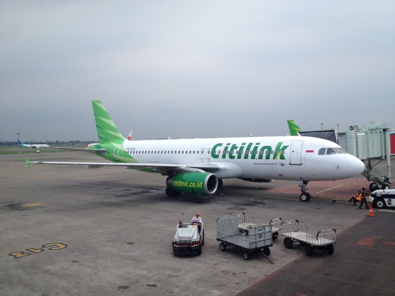 Citilink di Bandara Soekarno-Hatta (foto oleh Zamroni)