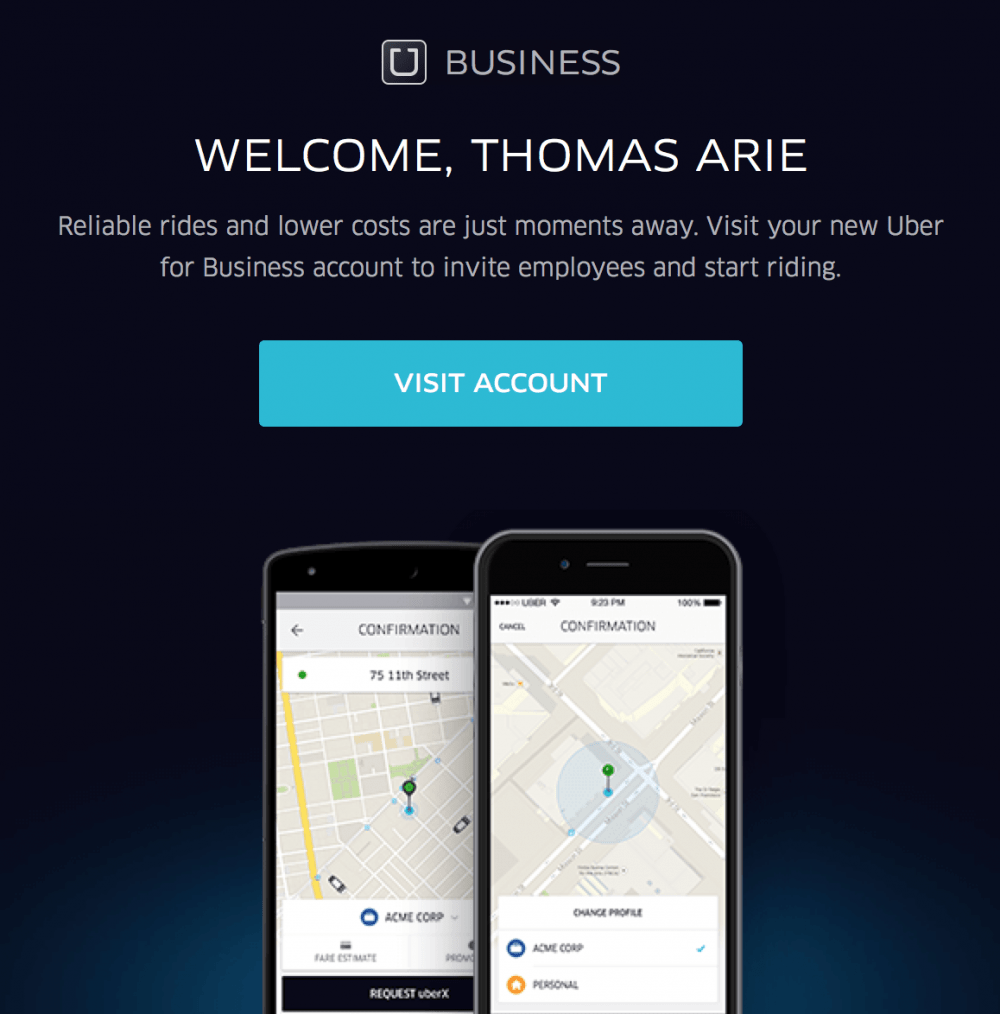 Welcome to Uber for Business