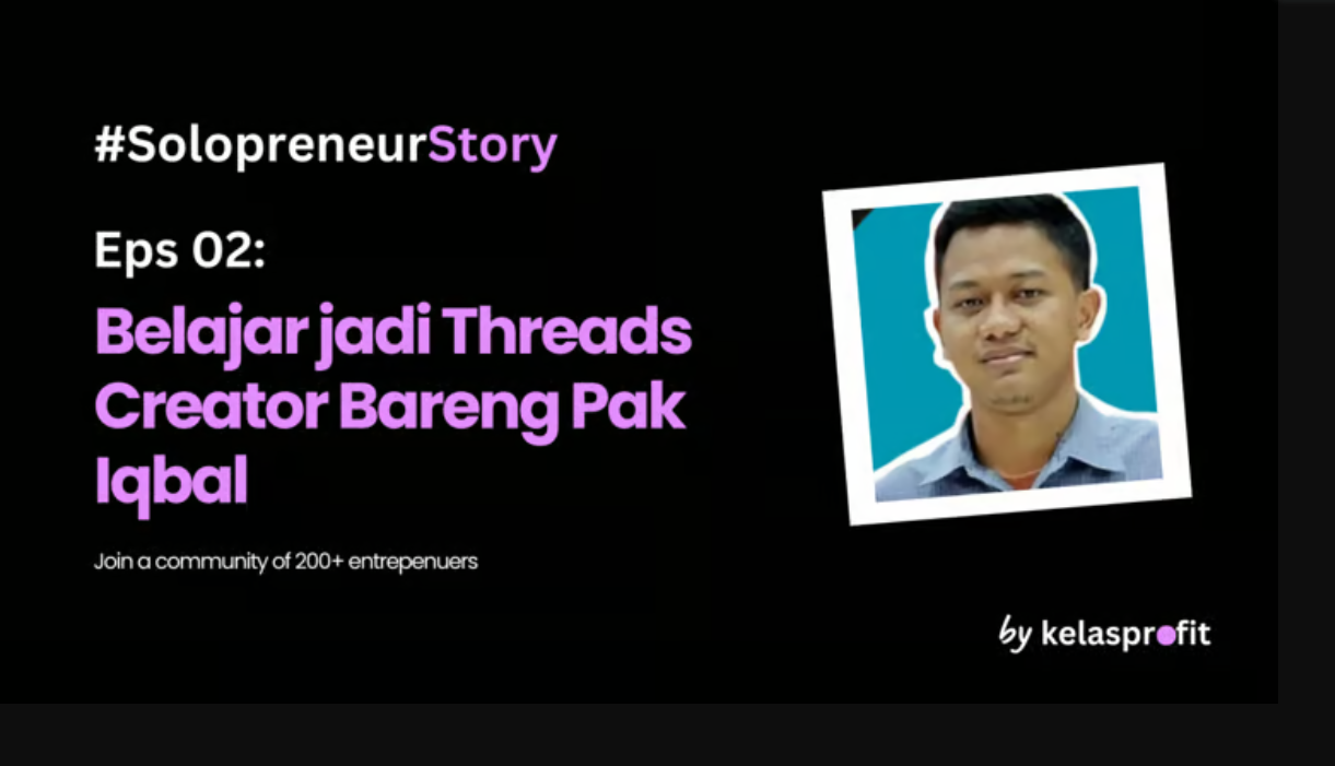 image of Eps 02: Belajar jadi Threads Creator Bareng Pak Iqbal