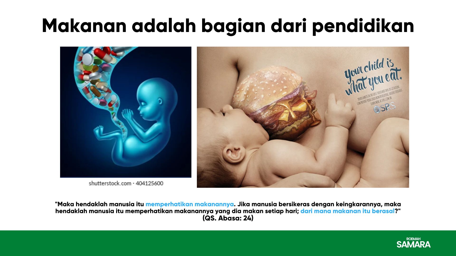 Salah satu materi yang disampaikan di Kelas Bugar Sekeluarga @ Roemah Samara