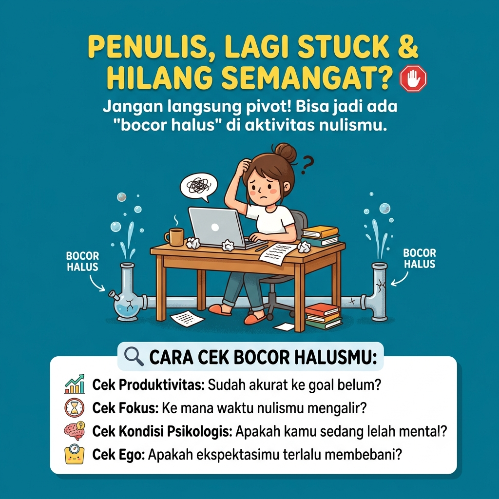 image of Suka-Suka#15: Bocor Halus yang Bikin Penulis Terhambat Kariernya