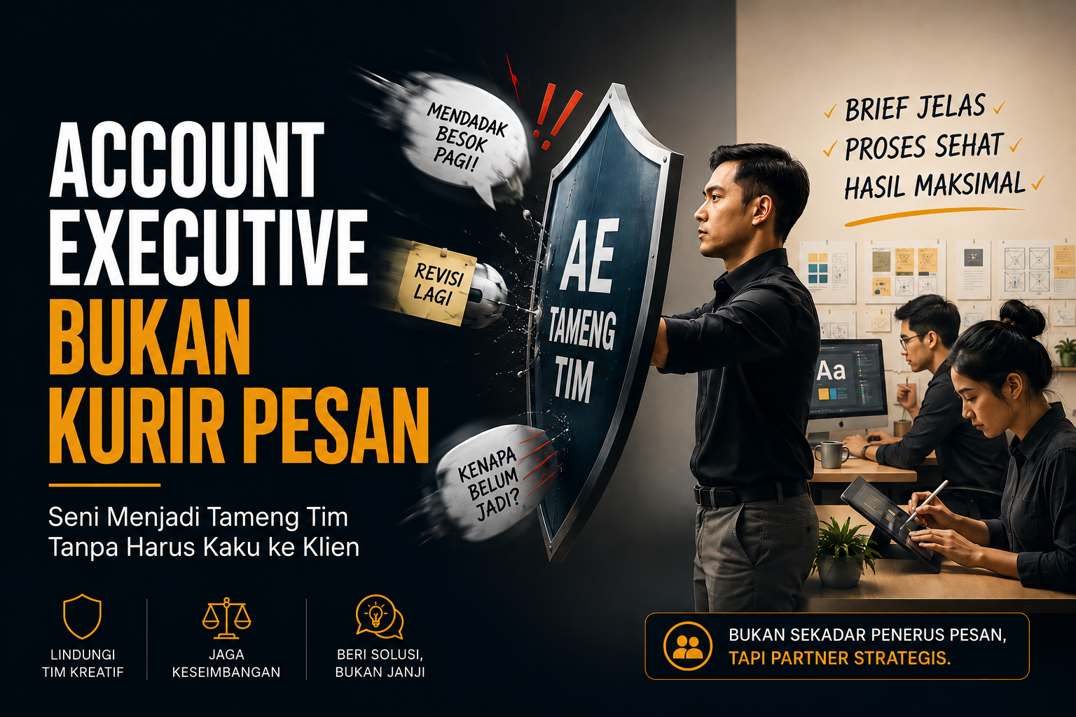 image of Account Executive Bukan Kurir Pesan