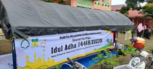 Ruhul Islam Anak Bangsa Bagikan 560 Lebih Paket Daging Kurban