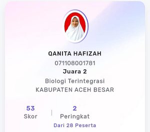 3 Santri RIAB Juara KSM Aceh Besar dan Akan Bersaing di Tingkat Provinsi