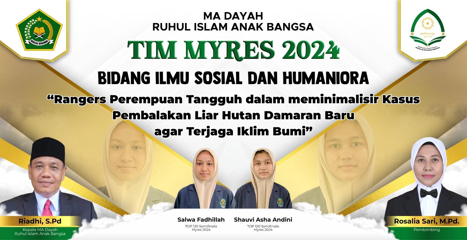 Santri RIAB Lolos Finalis Top 30 MYRES 2024