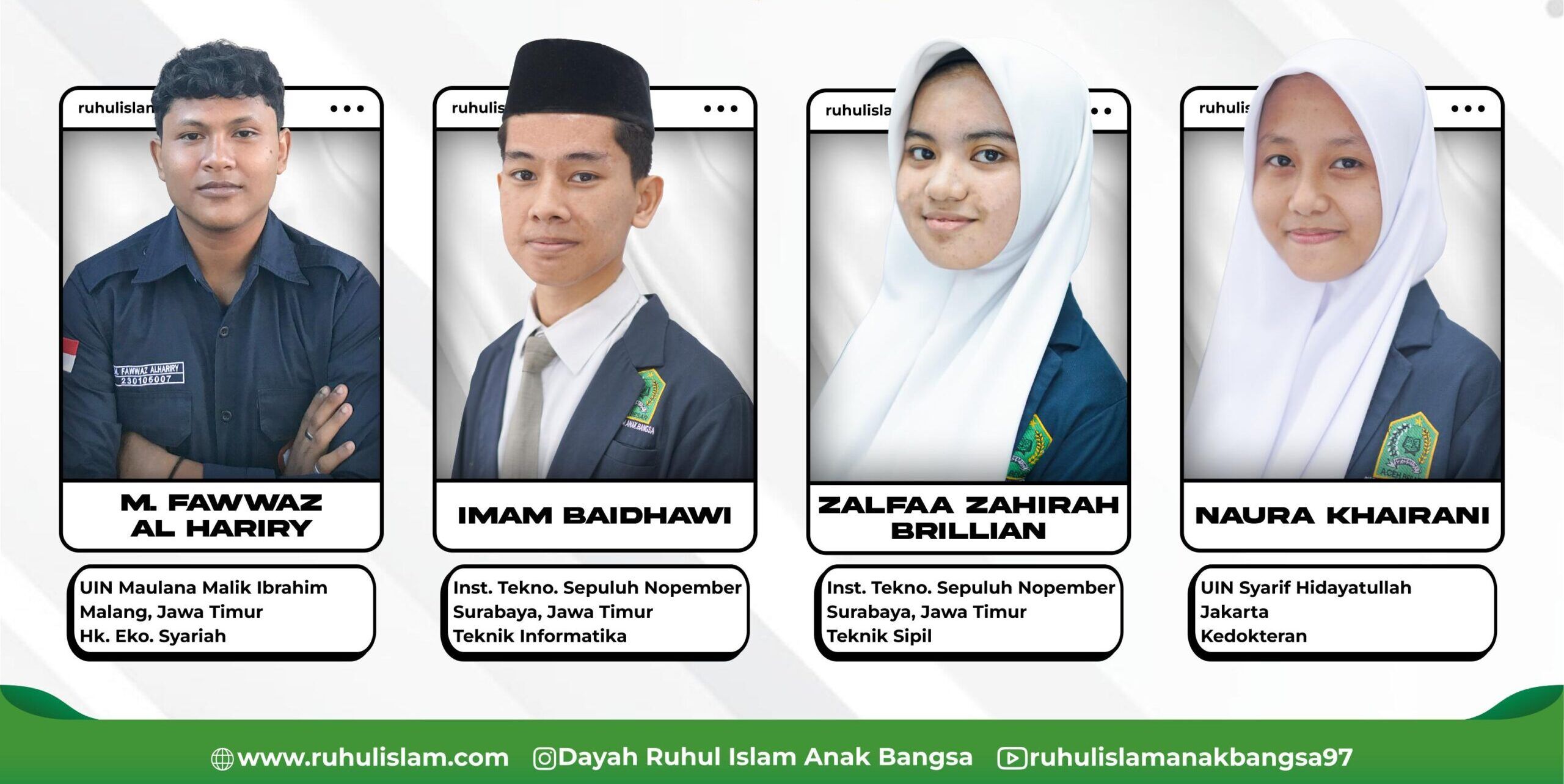 Empat Santri RIAB Lulus Seleksi PBSB Kemenag, Siap Tempuh Pendidikan di Perguruan Tinggi Ternama
