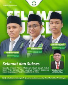Program Beasiswa Santri Berprestasi (PBSB) Kembali Membanggakan RIAB