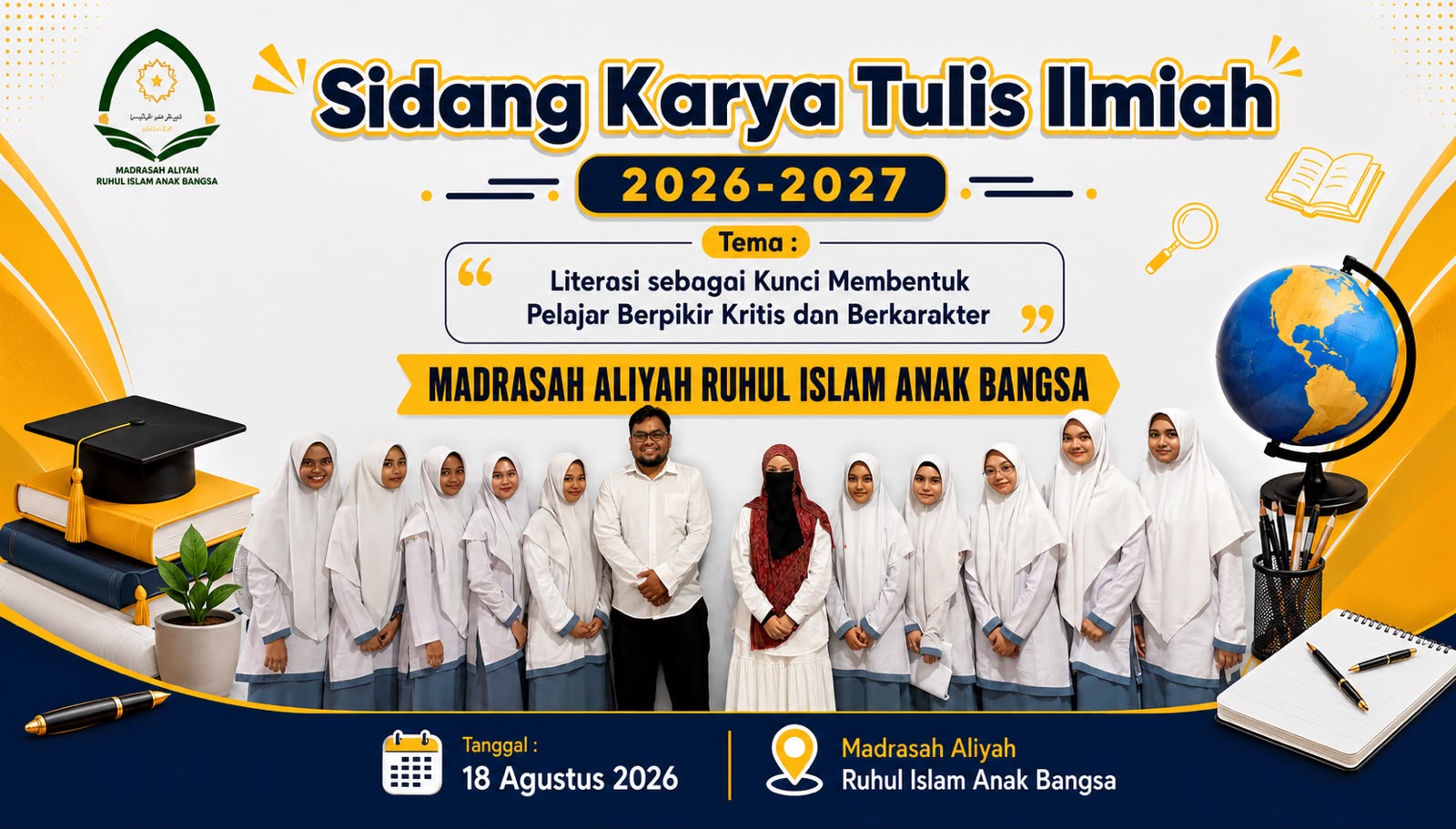 Siswa Kelas XII RIAB Presentasikan Karya Tulis Ilmiah Sebagai Tugas Akhir