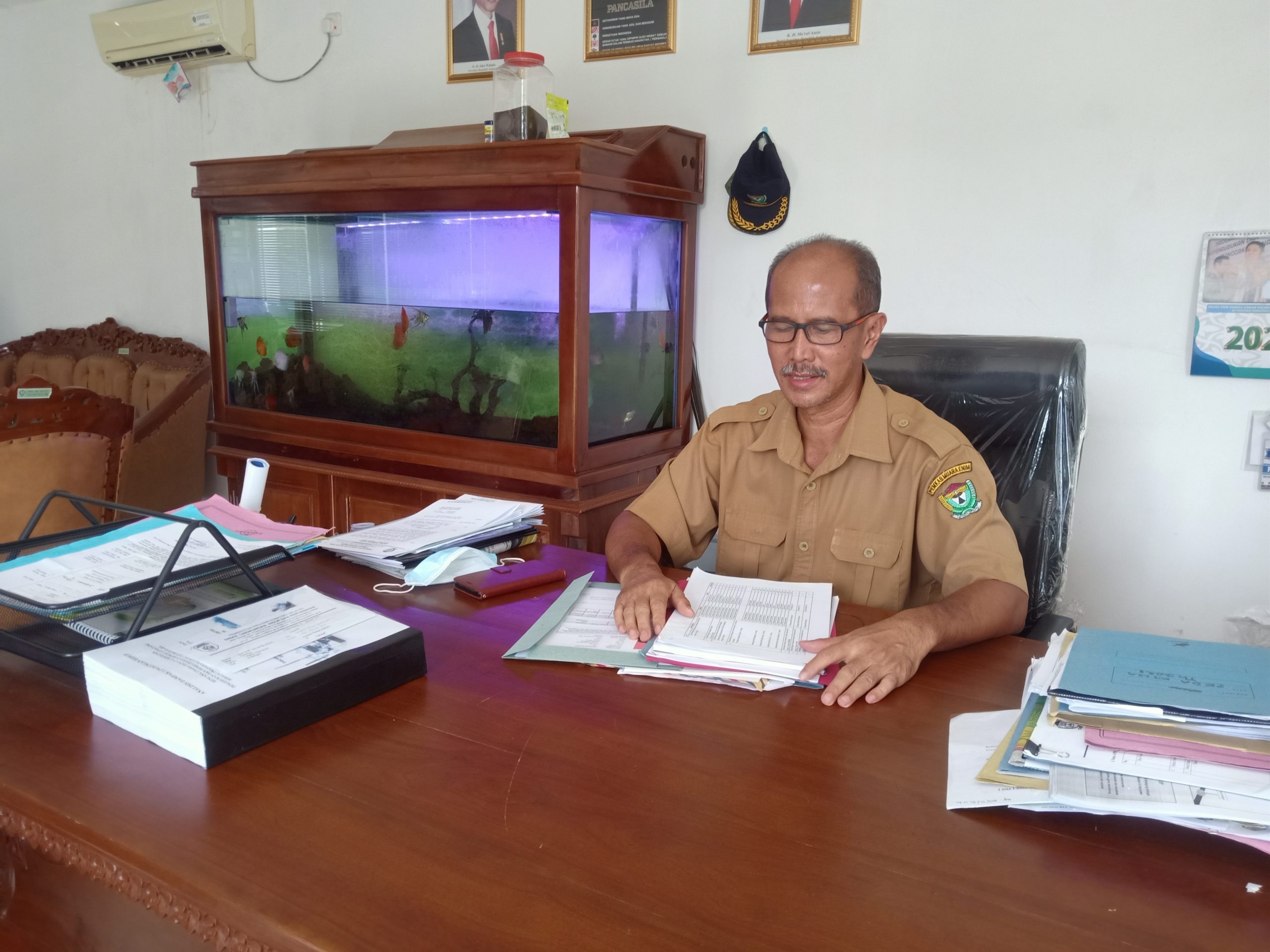 Kepala Dinas Perikanan Kabupaten Muara Enim Ir H Teguh Sumitero