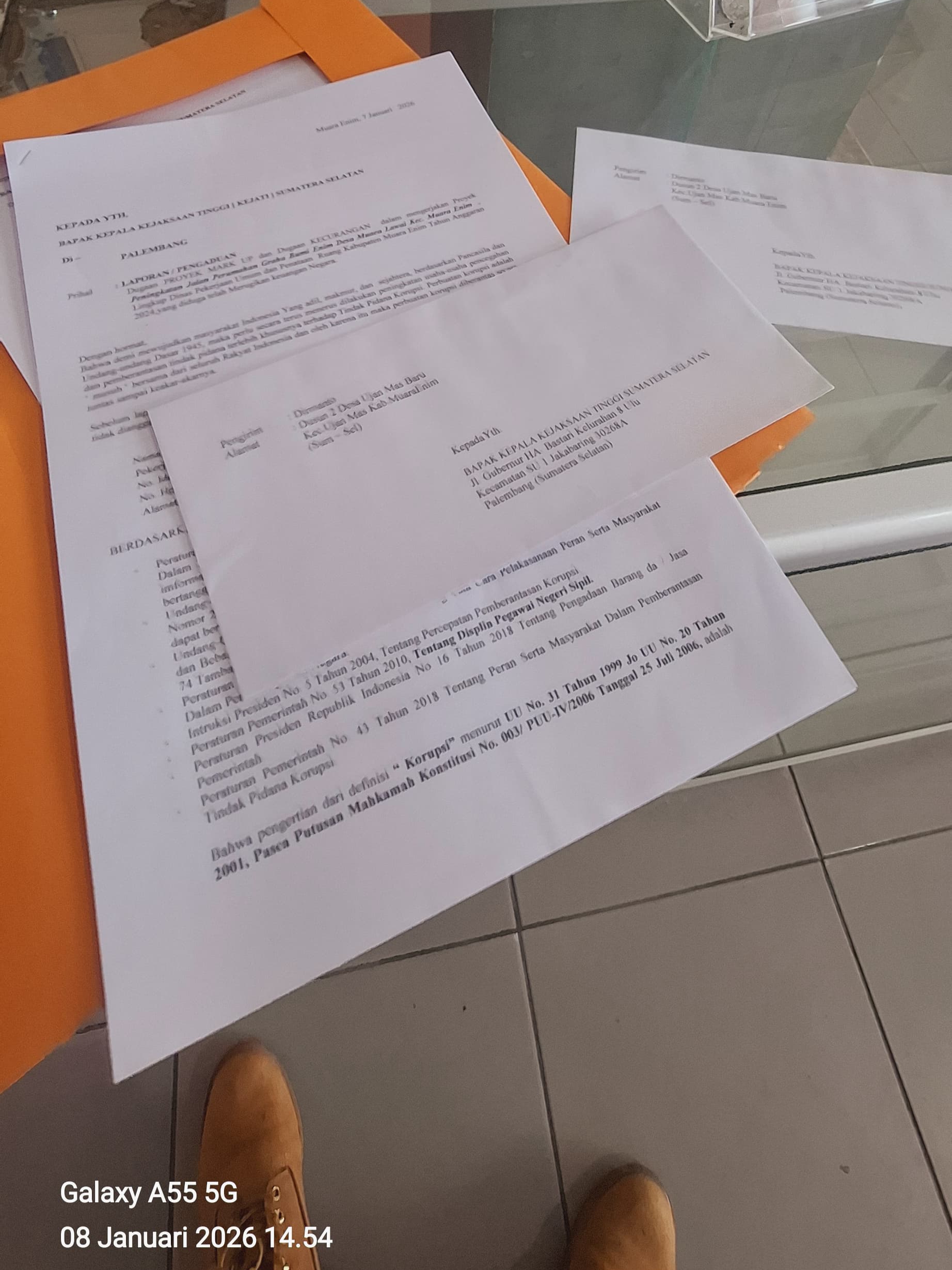 Dirmanto : Proyek Jalan Perumahan GBE Desa Muara Lawai Telah Saya Laporkan