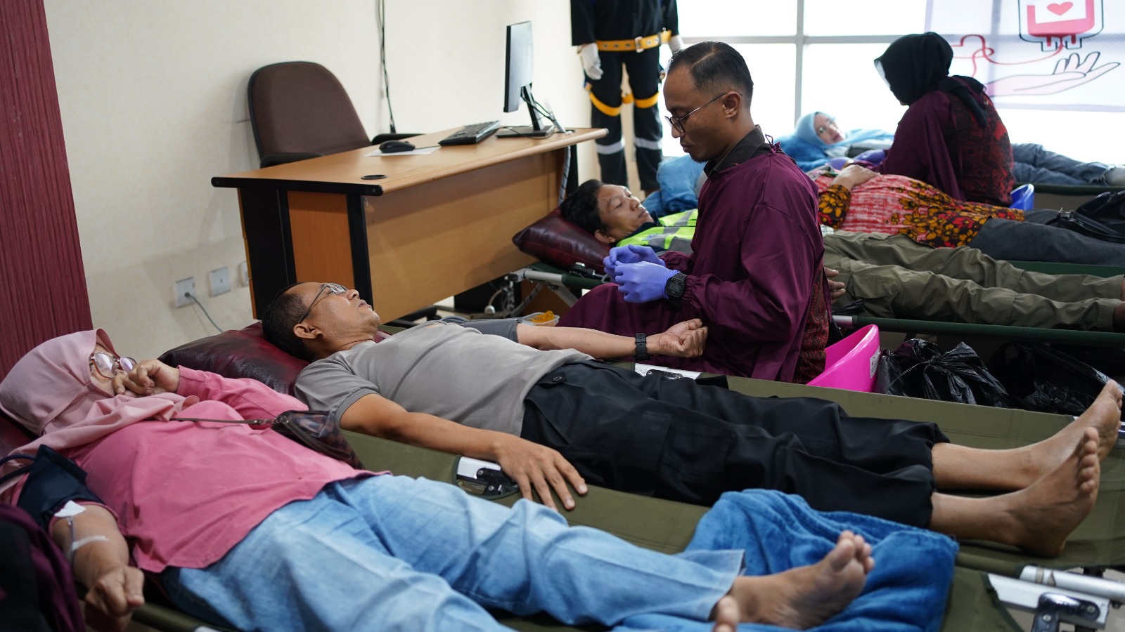 Energi Kebaikan 45 Tahun PTBA Sukseskan Aksi Donor Darah   