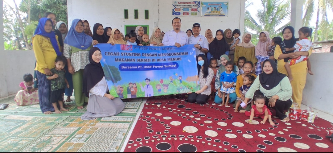 Komitemen Cegah Stunting, PT DSSP Gelar Edukasi, Pemeriksaan Kesehatan Gratis, Pemberian Vitamin Dan Makanan Bergizi