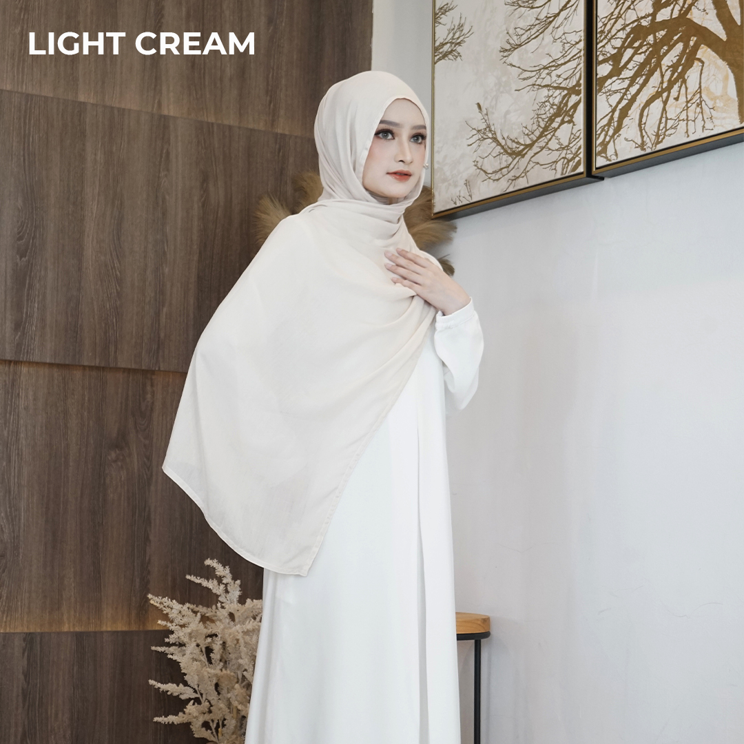 PASHMINA VISCOSE V2-LIGHT CREAM