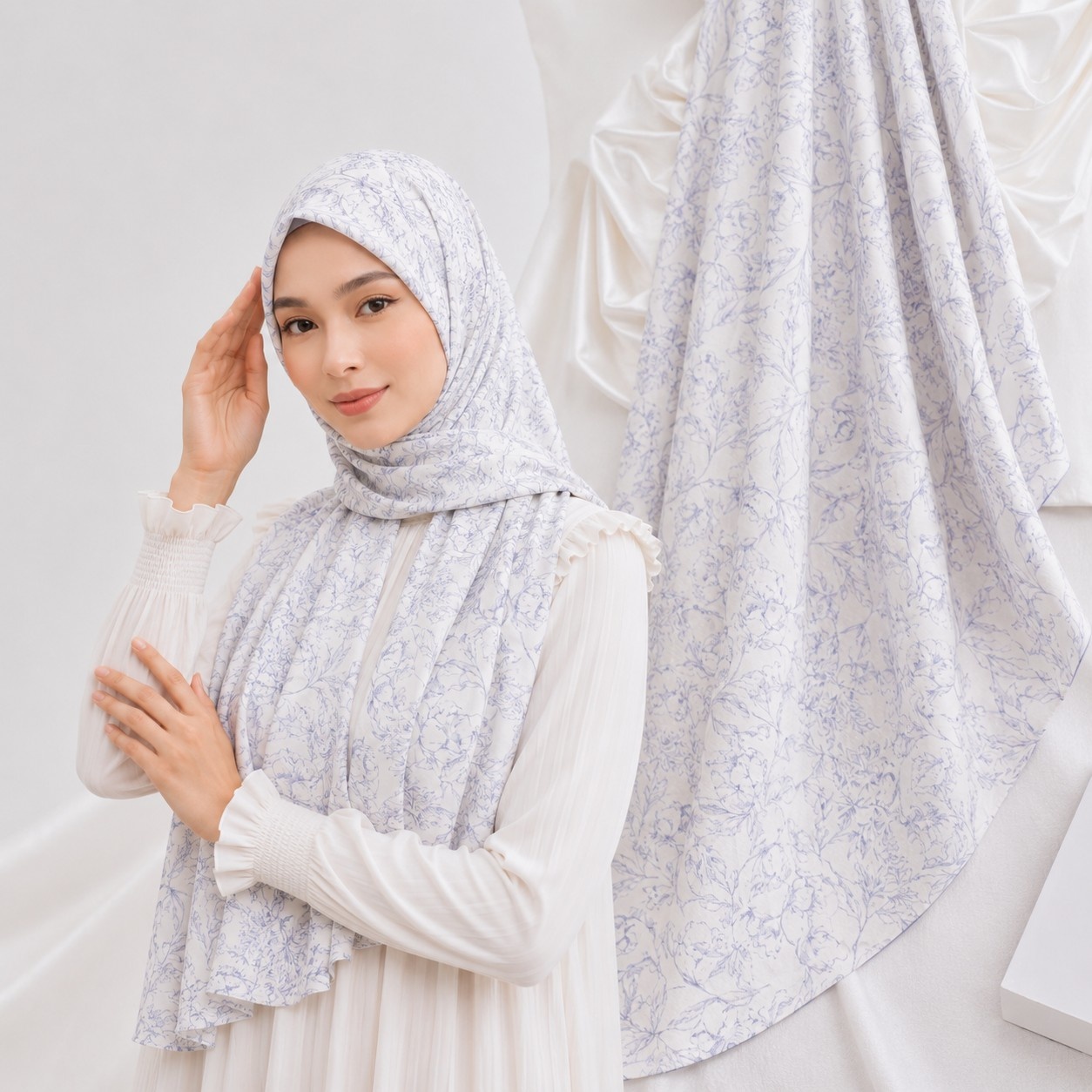 VISCOSE PRINT ROSETTE