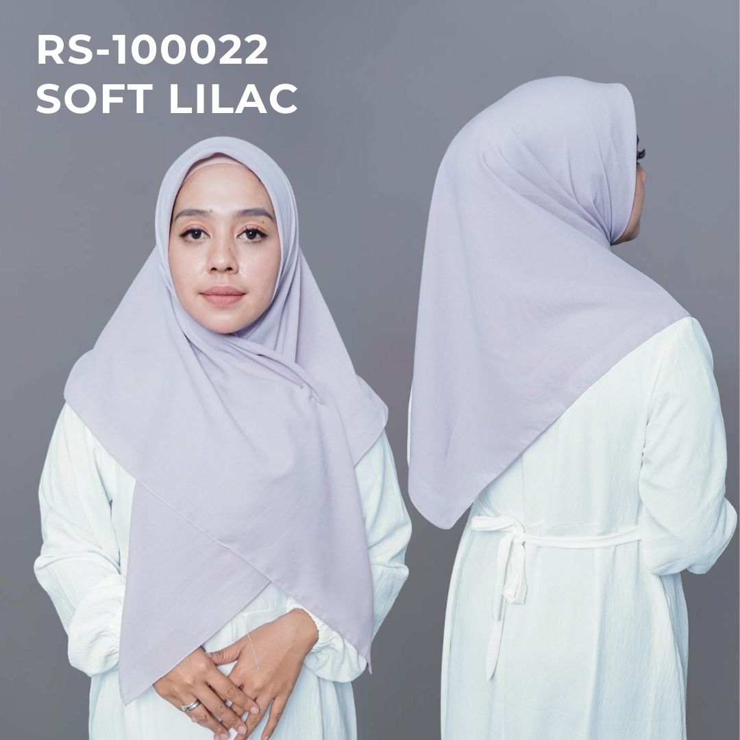 HIJAB POLOS JAIT TEPI SOFT LILAC