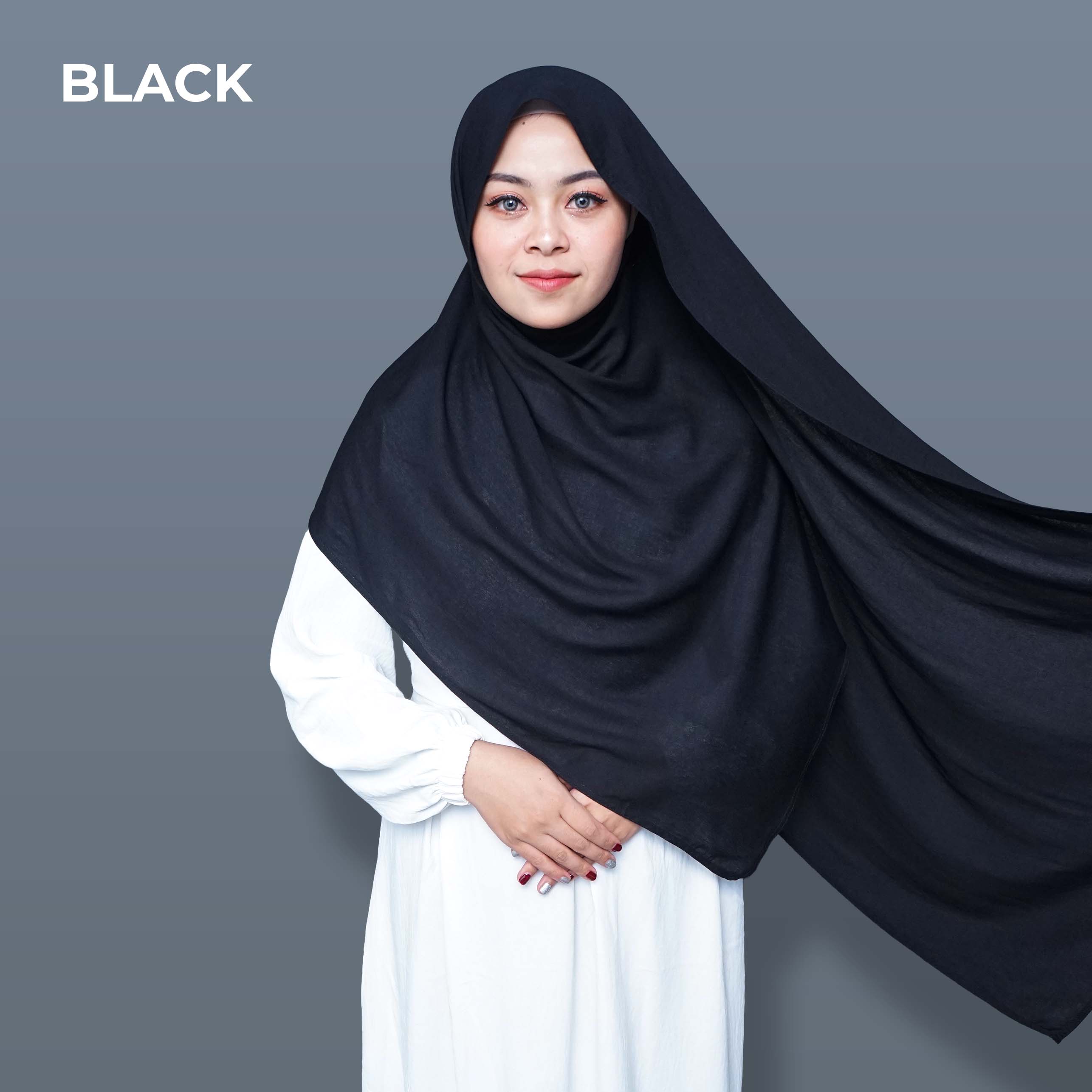 PASHMINA VISCOSE (JET BLACK)