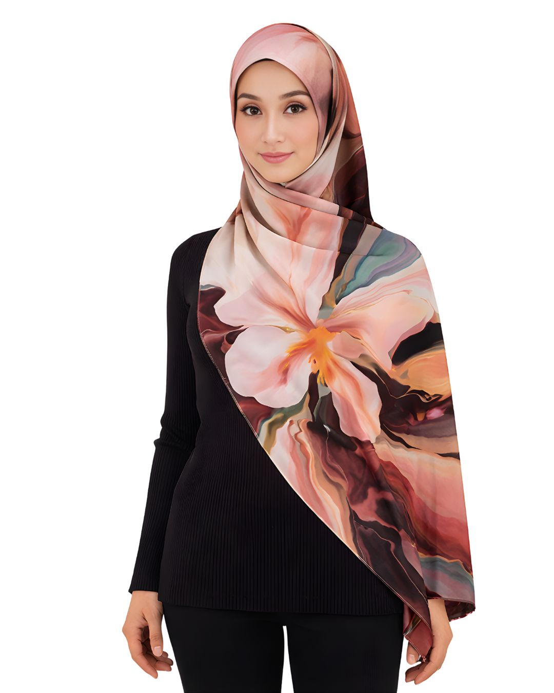 VISCOSE PRINT LUNAFLOR