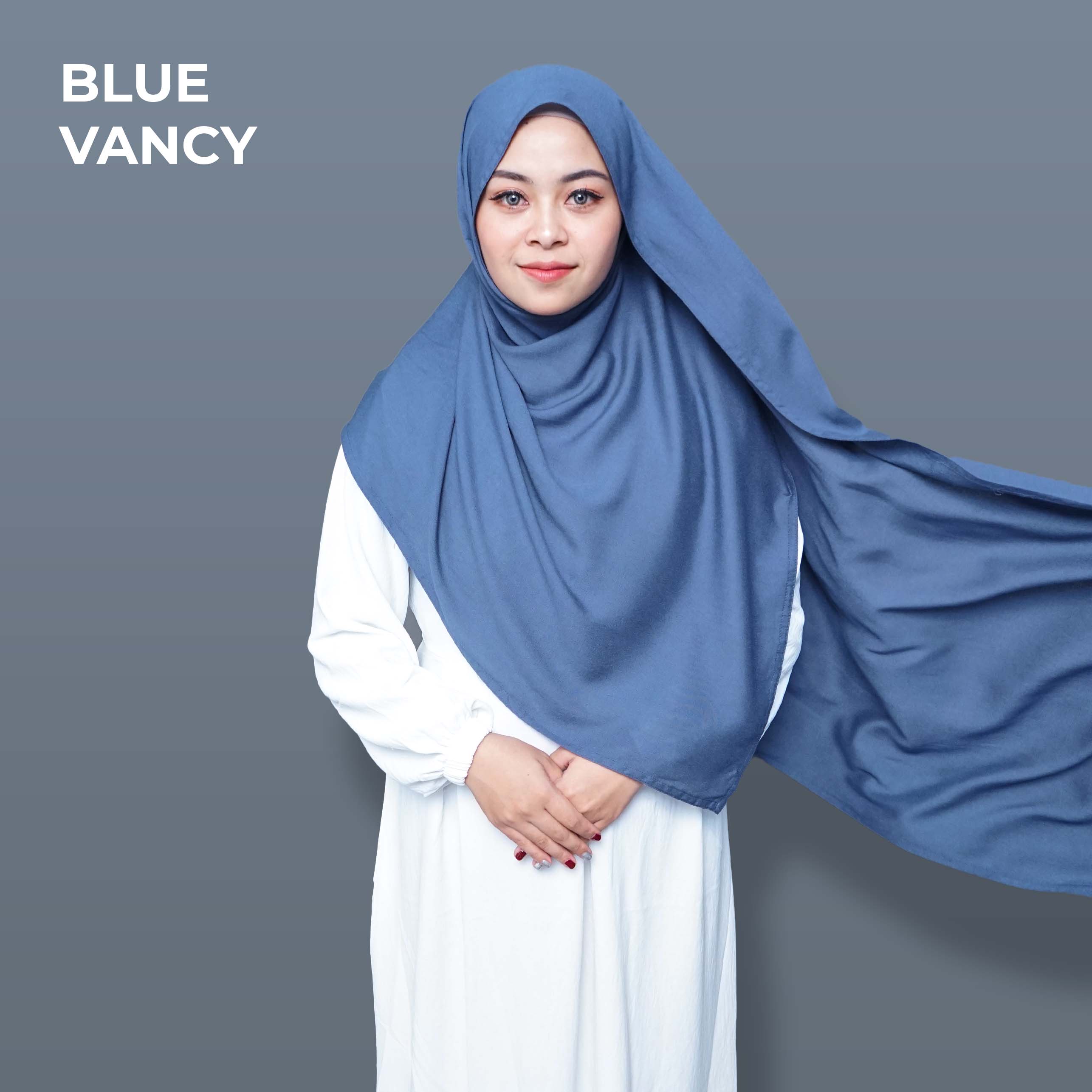 PASHMINA VISCOSE BLUE FANCY