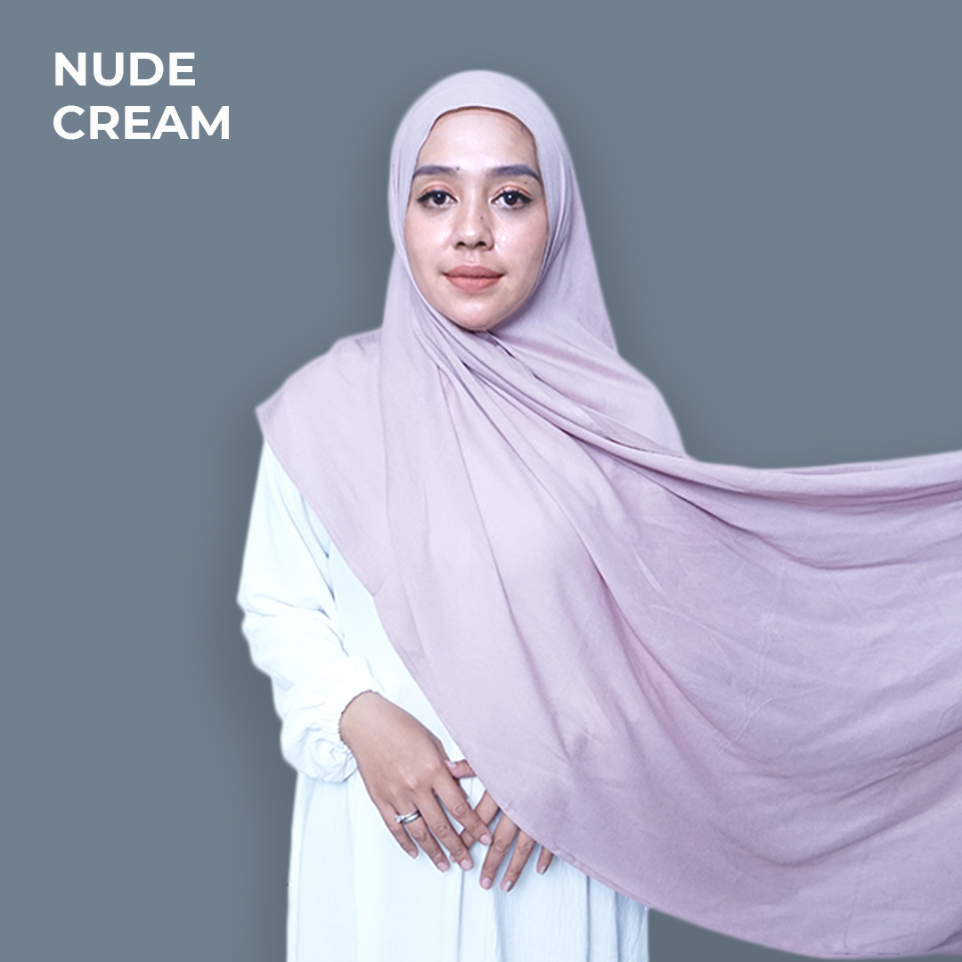 PASHMINA VISCOSE (NUDE CREAM)