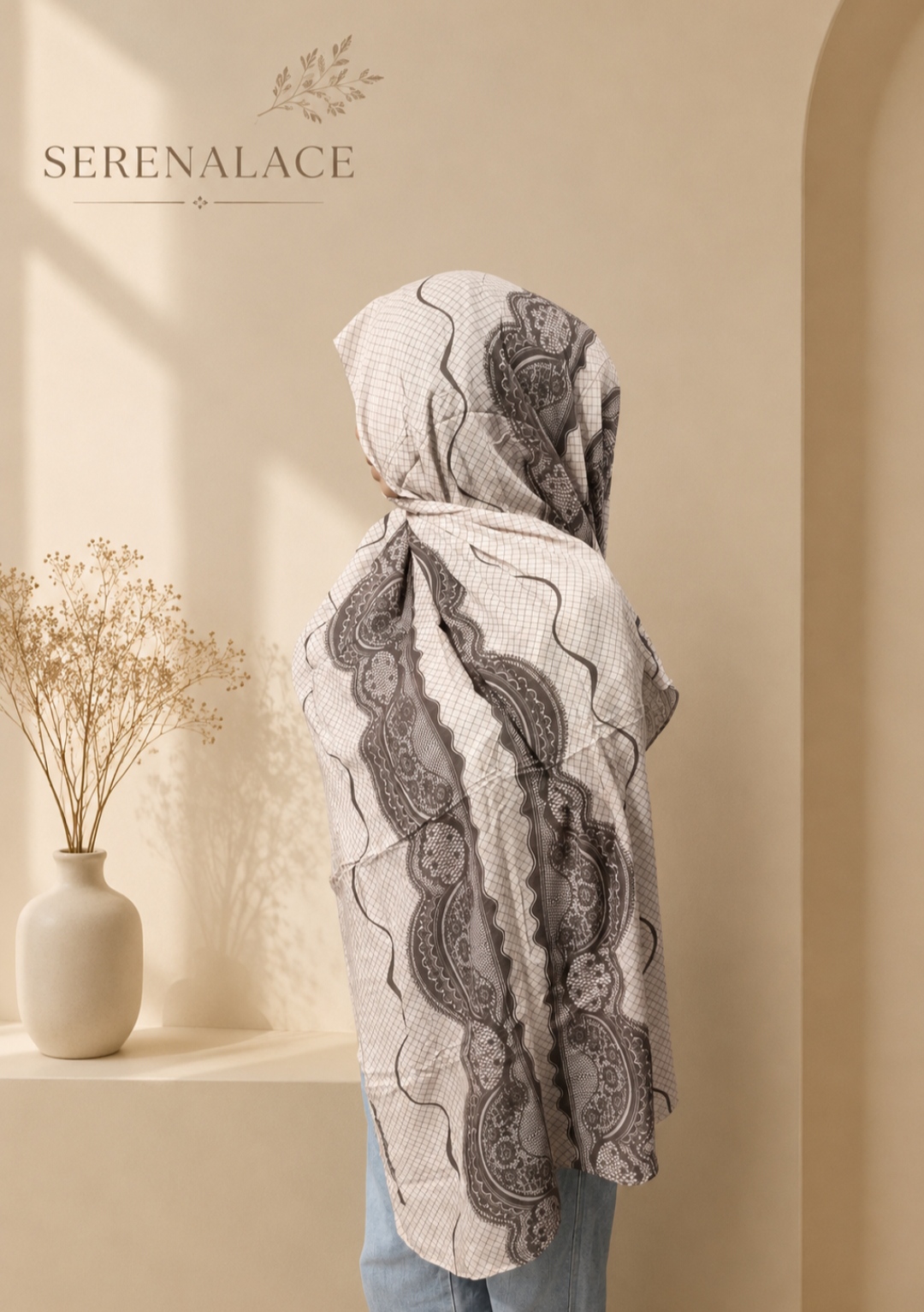 EX BRAND V PRINT SERENA LACE