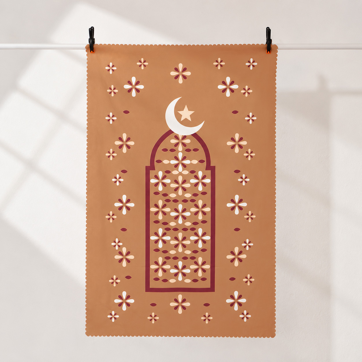 SAJADAH BUNGA COKLAT