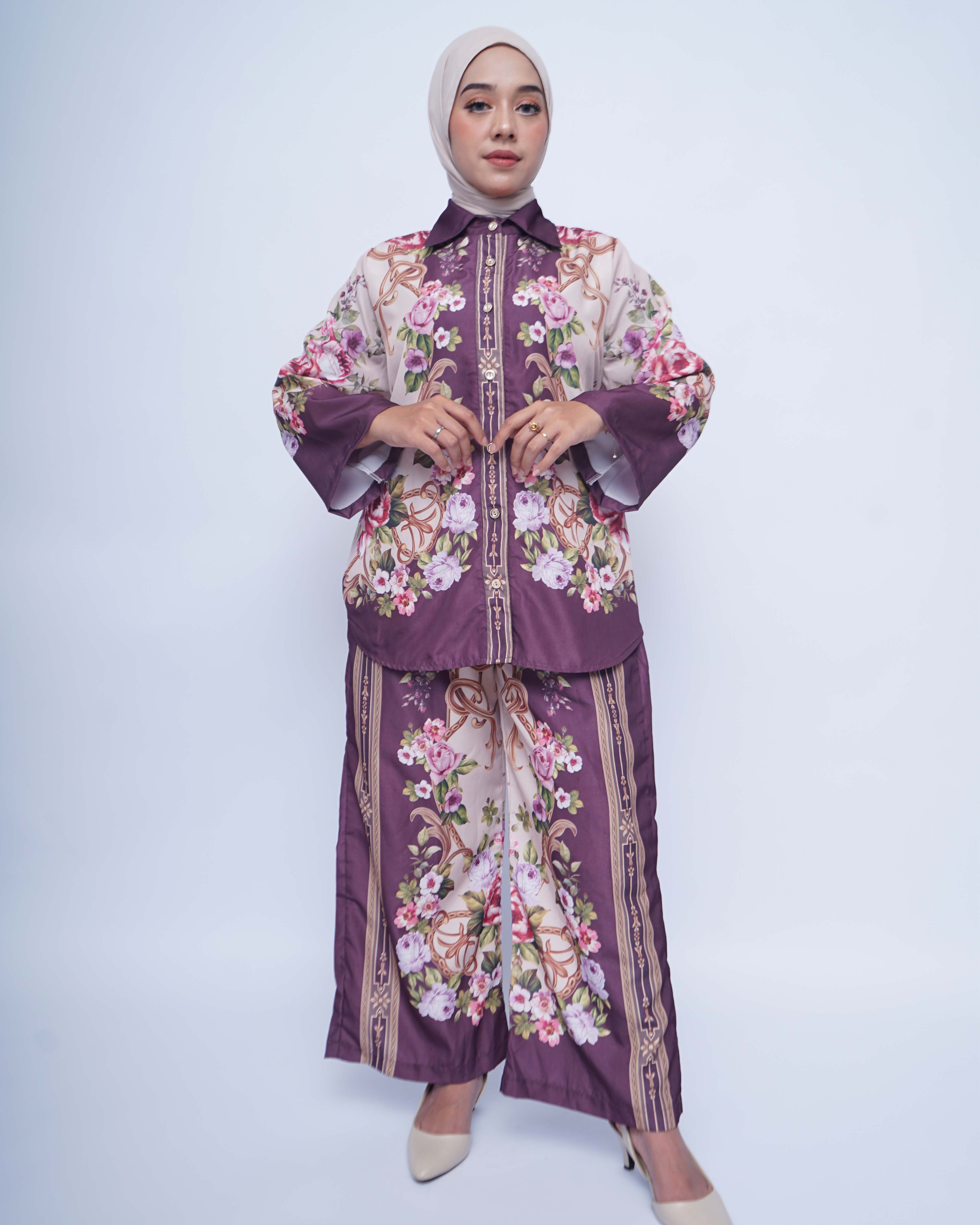 ONE SET SIERRA SILK BURGUNDY