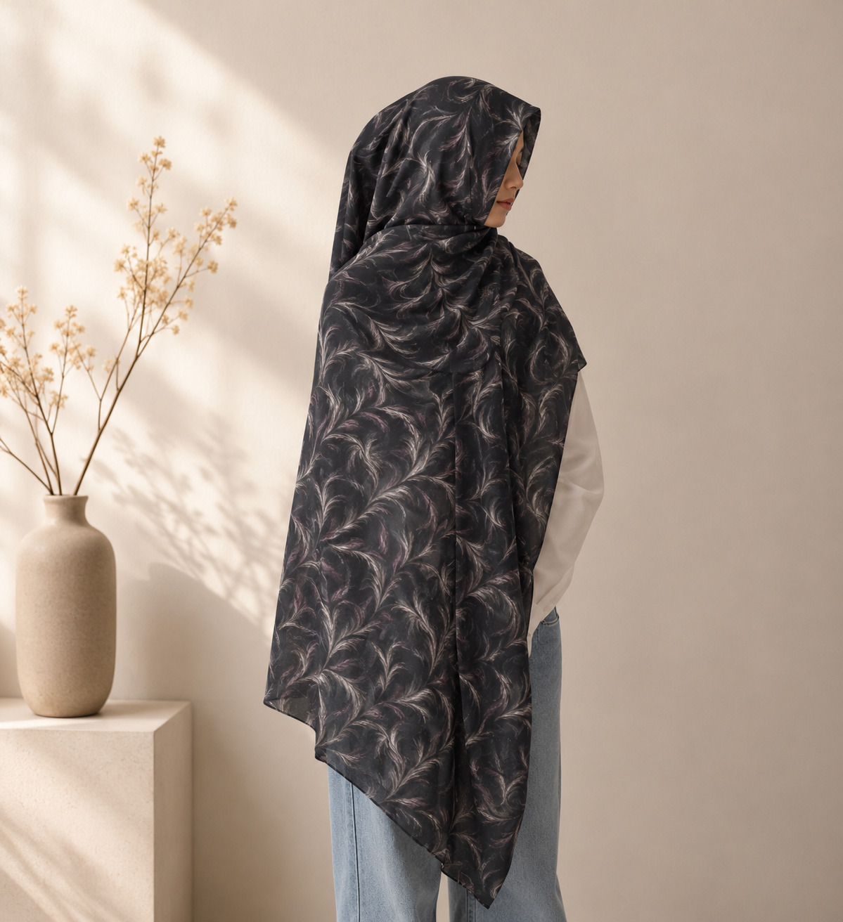 VISCOSE PRINT RAVENOIRE