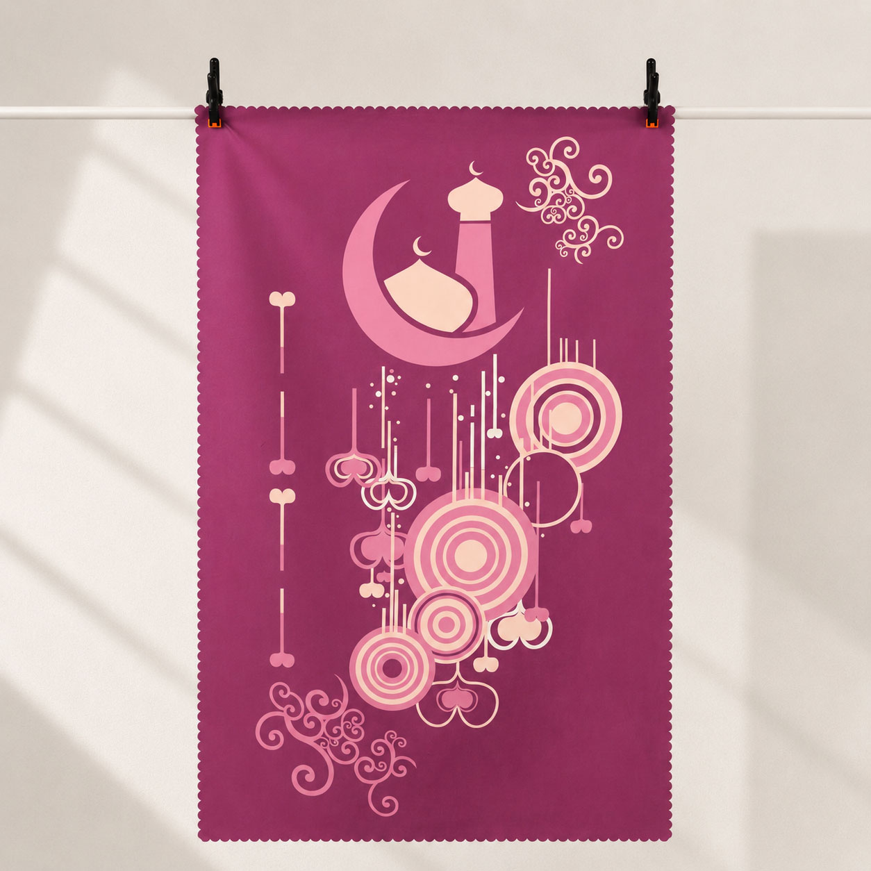 SAJADAH SPIRAL PINK